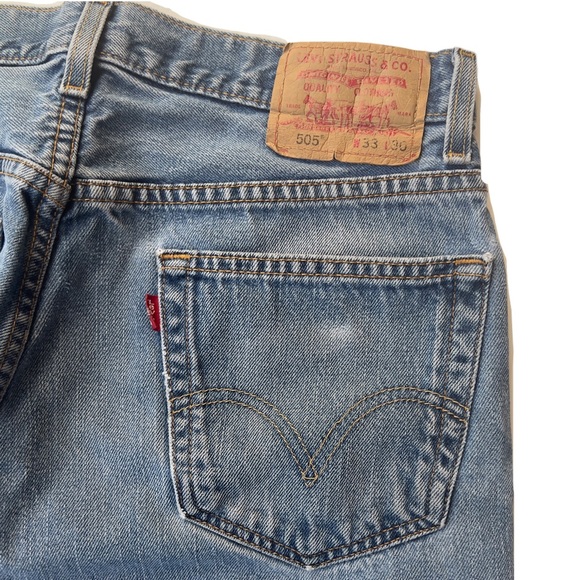 Levi's 505 Regular Fit 33x30 High Rise Mom Jeans - Picture 14 of 16